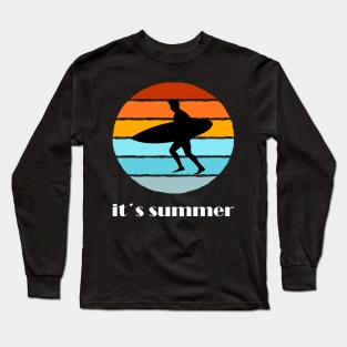 Surfing girl is the best windsurfing Long Sleeve T-Shirt